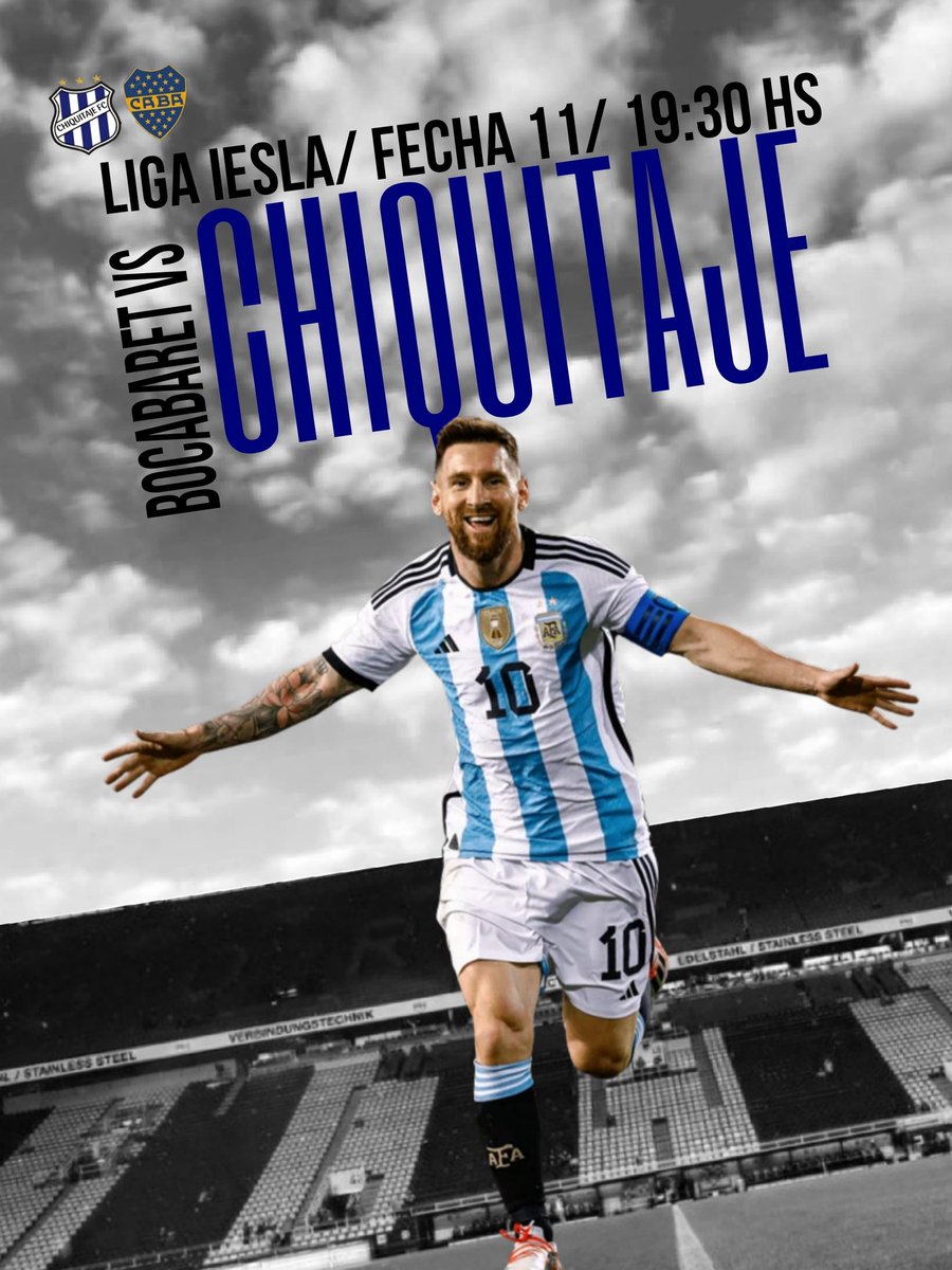 🔜 Fecha 11
🗓️ Hoy 
🆚 <a href="/Bocabaret_/">Bocabaret ❁</a>
🏆 Liga Iesla
⏰ 19:30hs🇦🇷
📺twitch.tv/jorgetroll99_

#VamosChiqui 💵