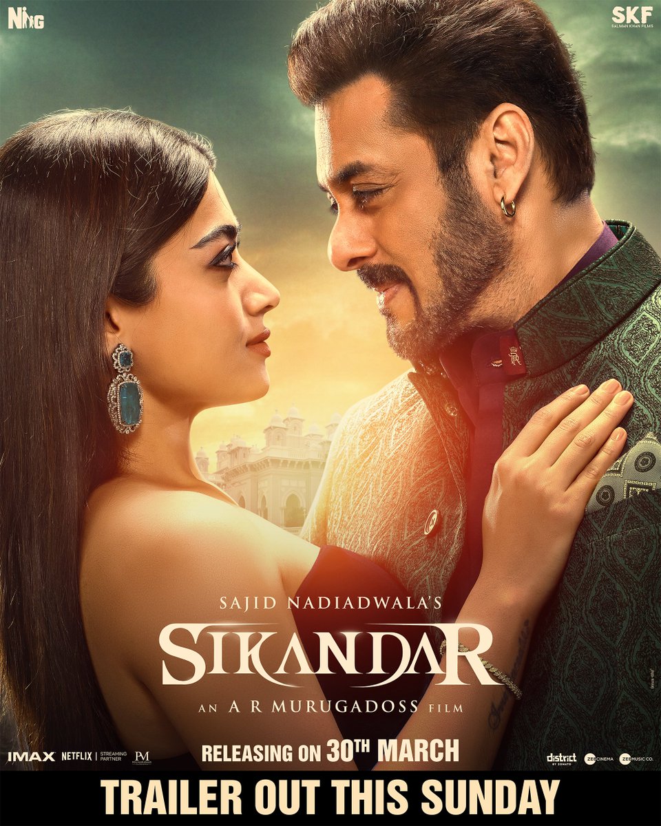 Salman Khan (@beingsalmankhan) on Twitter photo #SikandarTrailer out on March 23rd!
#Sikandar releases in theatres near you on 30th March 2025
#SajidNadiadwala’s #Sikandar
Directed by <a href="/ARMurugadoss/">A.R.Murugadoss</a>
<a href="/iamRashmika/">Rashmika Mandanna</a> #Sathyaraj <a href="/TheSharmanJoshi/">Sharman Joshi</a> <a href="/MsKajalAggarwal/">Kajal Aggarwal</a> <a href="/prateikbabbar/">prat ( prateik smita patil )</a> #AnjiniDhawan <a href="/jatinsarna/">Jatin sarna</a> #AyanKhan
<a href="/DOP_Tirru/">Thirunavukarasu</a> #SikandarTrailer out on March 23rd!
#Sikandar releases in theatres near you on 30th March 2025
#SajidNadiadwala’s #Sikandar
Directed by <a href="/ARMurugadoss/">A.R.Murugadoss</a>
<a href="/iamRashmika/">Rashmika Mandanna</a> #Sathyaraj <a href="/TheSharmanJoshi/">Sharman Joshi</a> <a href="/MsKajalAggarwal/">Kajal Aggarwal</a> <a href="/prateikbabbar/">prat ( prateik smita patil )</a> #AnjiniDhawan <a href="/jatinsarna/">Jatin sarna</a> #AyanKhan
<a href="/DOP_Tirru/">Thirunavukarasu</a>