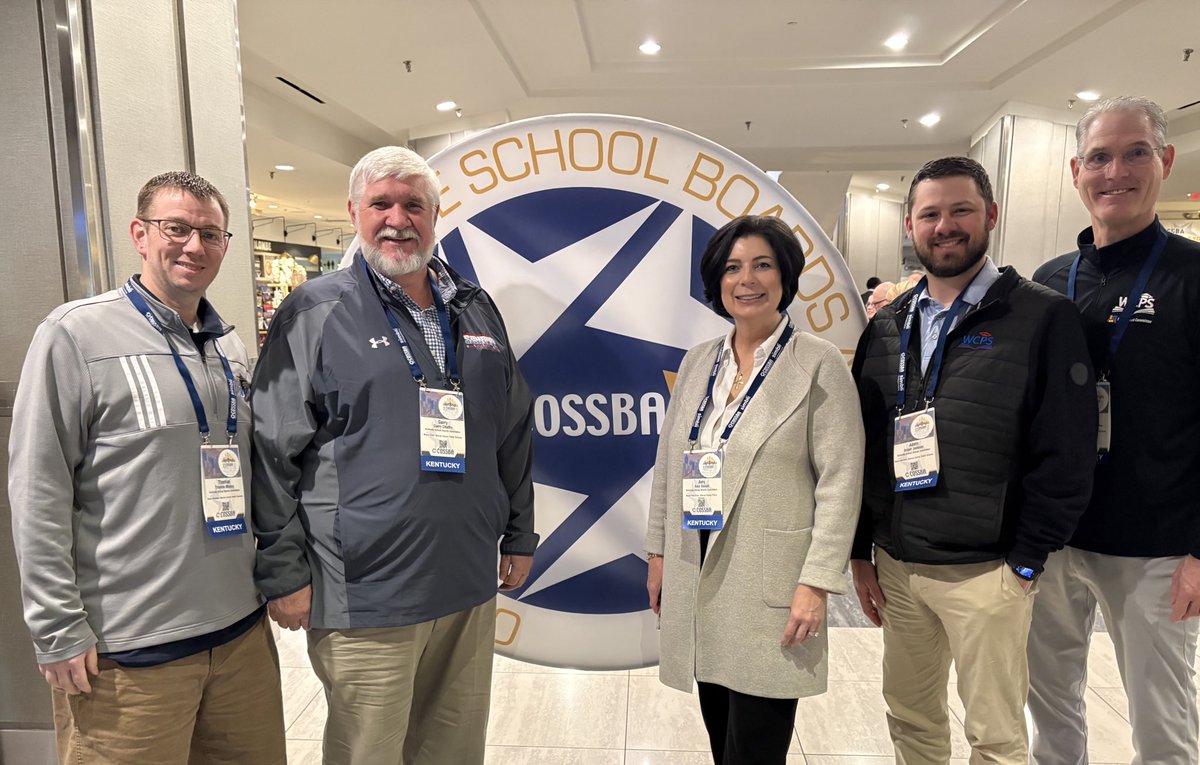 Excited to see members of the <a href="/WarrenCoSchools/">Warren Co Schools</a> board team representing KY at #COSSBA25!