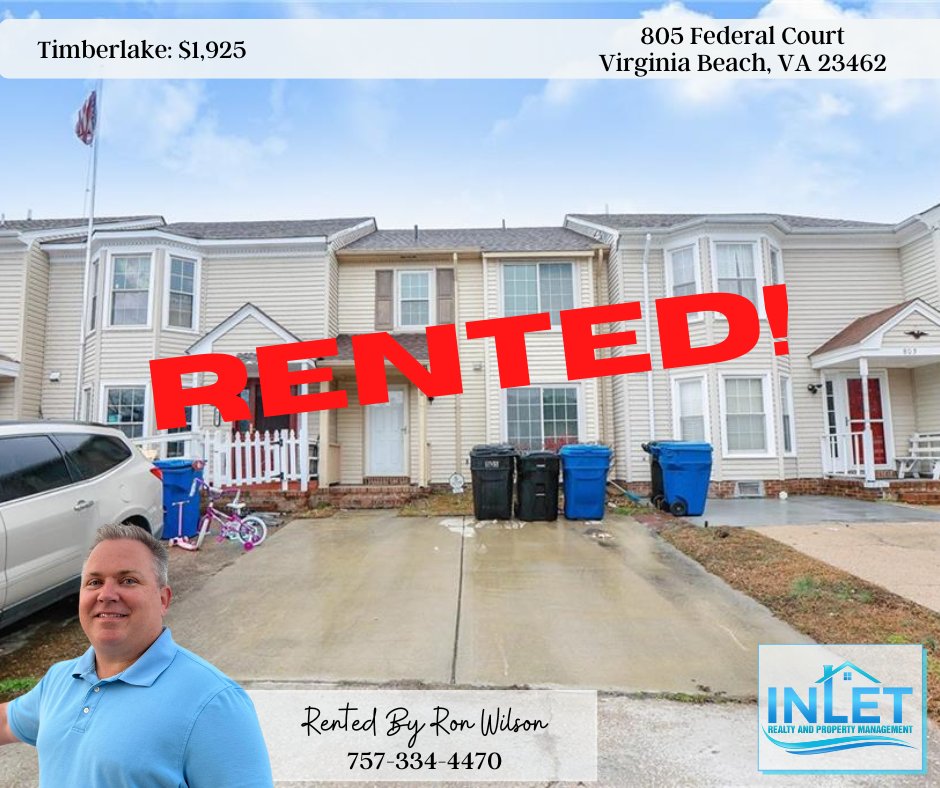 InletRealtyVA's tweet photo. Awesome work, Congratulations Ron!!

#RonWilson_InletRealty
#InletRealtyAndPropertyManagement https://t.co/MvHl6Miiud
