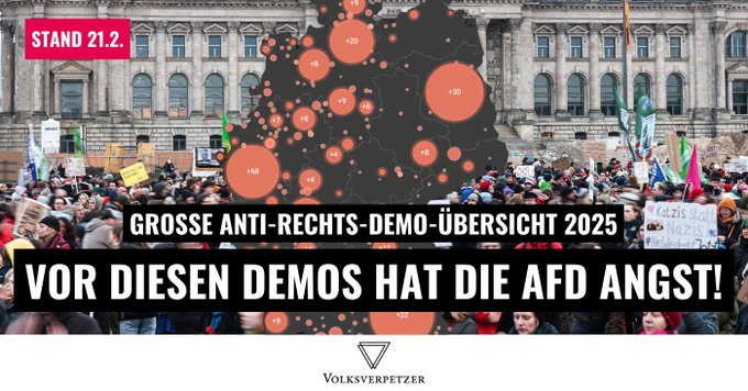 DemokratieV's tweet photo. Es ist wieder soweit. Die Rechten haben am Samstag zu bundesweiten Demos aufgerufen. 
Gegendemos hier: 📢
Berlin, Mainz, Düsseldorf, Stuttgart, Chemnitz, Dresden, Frankfurt, Hannover, Jena, Ingelheim, Tübingen,...

#BundesweiterProtest #DemosGegenRechts

https://t.co/5Ppdq3i576 https://t.co/qsEc2BasFP