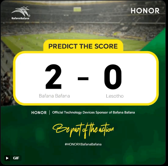 YeboNews's tweet photo. @HonorAfrica #HONORXBafanaBafana https://t.co/2RFnYo3wzI