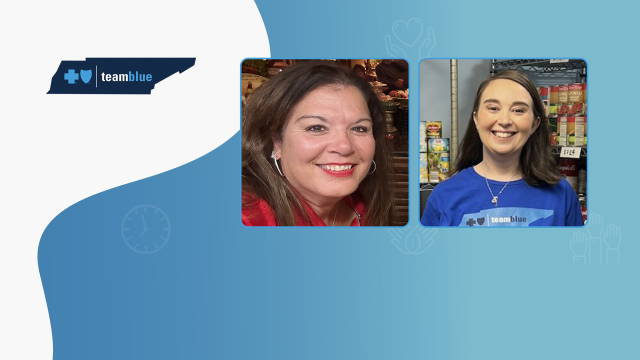 Each quarter, BlueCross celebrates two TeamBlue volunteers for serving their communities. We recently talked to Michele Myers and Janet Seiber about why volunteering is so important to them and how they like to give back. bit.ly/4hye26T