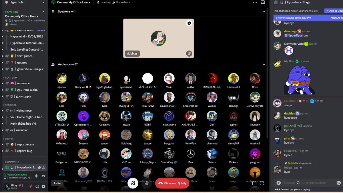_doanson1221's tweet image. 🔥 Community Office Hours #10 Recap

This week might’ve been a bit quieter in terms of major announcements, but there’s been steady progress and some exciting developments across the Hyperbolic ecosystem. Here are the key takeaways:

🚀 Hyperbolic Ranked in AI Speed Benchmark