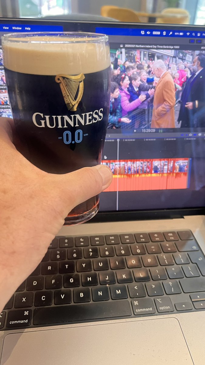 DuncanCStone's tweet image. End of Northern Ireland Royal Tour beer…please note 0%…still working but filming finished. Thank you NI, the most wonderful, warm and helpful people you could meet. Until next time.