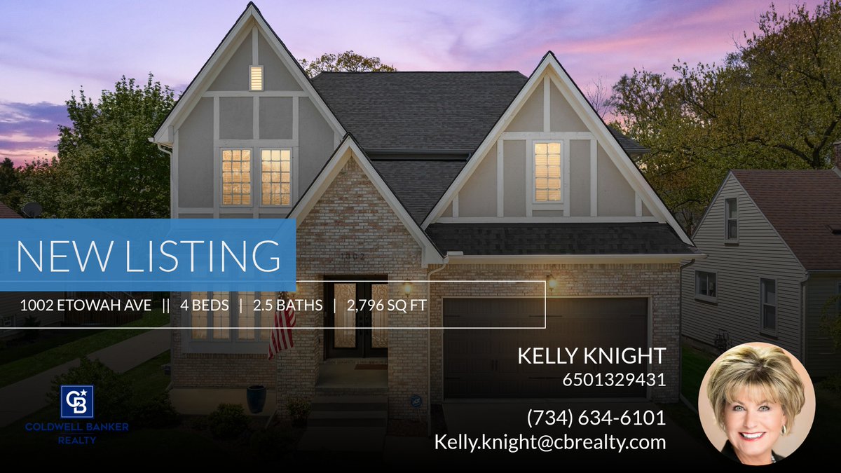 KellyKnightSold's tweet image. 📍 New Listing 📍 Take a look at this fantastic new property that just hit the market located at 1002 Etowah Ave in Royal Oak City. Reach out here or at (734) 634-6101 for more information

Kelly Knight homeforsale.at/1002_ETOWAH_AV…
