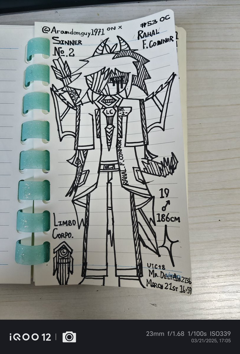 colin2736's tweet photo. Rahal F. Connor aka Sinner №.2
The first member of Limbo Corporation.
Age: 19 Pronouns: He(Him)
Height: 186cm
He accidentally ended someone's life and feel worse, then he decided join.
#Deltaverse #fanart https://t.co/miQGdbjmN0