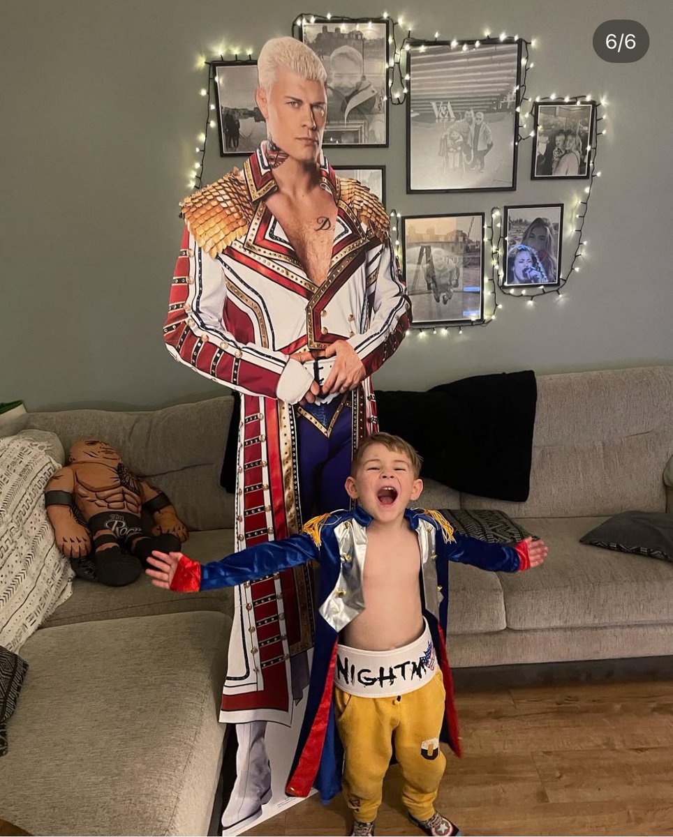 barrylowrie's tweet image. - I know this is a long shot… but is there any chance my 5year old son Logan can say hi to his hero on Monday in Glasgow @CodyRhodes 🏴🤞🏻