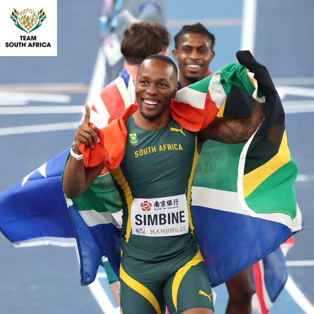 Team South Africa (@officialteamrsa) on Twitter photo ๐ฅ History made! ๐ฟ๐ฆ๐ฅ
Akani Simbine storms to BRONZE in the 60m at the World Indoor Championships โ his first-ever individual global medal! ๐จ๐
#TeamSA #ForMyCountry ๐ฅ History made! ๐ฟ๐ฆ๐ฅ
Akani Simbine storms to BRONZE in the 60m at the World Indoor Championships โ his first-ever individual global medal! ๐จ๐
#TeamSA #ForMyCountry