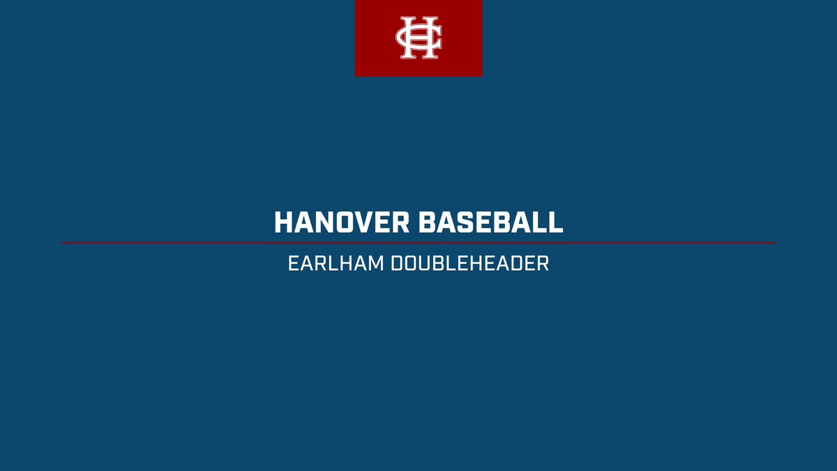 BASE | SCHEDULE CHANGE! 

Baseball doubleheader with Earlham has been moved to Monday, March 24 at 1:00 PM!