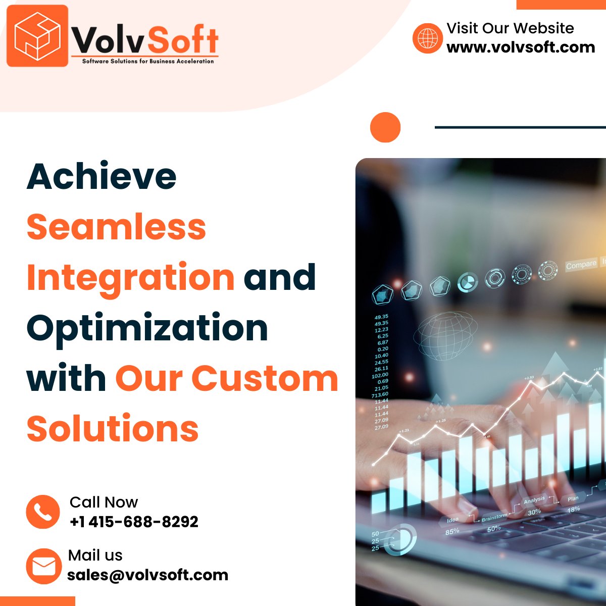 volvsoft's tweet image. 🚀#Achieve_Seamless_Integration & #Optimization with #Custom_Solutions! 🔥
In today's fast-paced digital world, #businesses need #tailored_software #solutions to stay ahead. At Volvsoft, we specialize in custom software development that #enhances_efficiency,…