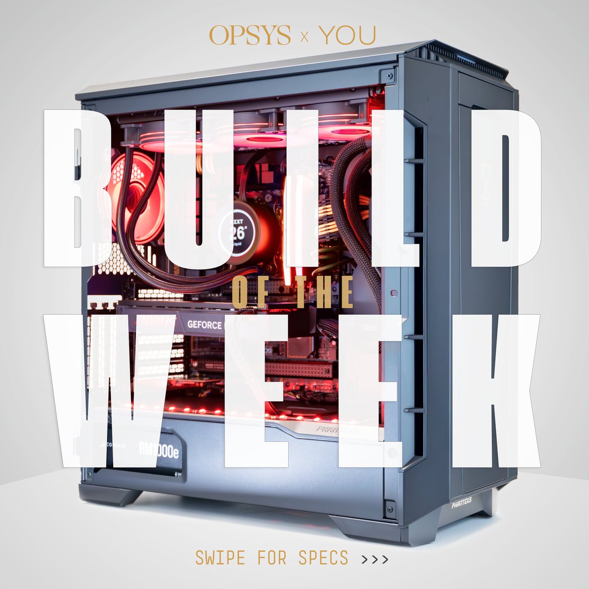 OPSYS_Gaming's tweet photo. OPSYSxYOU Custom PC of the Week

In this PC inspo series, we share one of our customer designed PCs each week to help inspire you for your next self build project or prebuild PC purchase. 

All PCs featured were created on our website using the award-winning, OPSYSxYOU PC Design Tool within our website, which let's you visualise your PC concept in real time as you select components from all the leading brands to tailor a PC design perfect for you and your environment.

If you haven't had a try, check it out, it's completely free to use and you can save/share your designs to social media or Reddit for recommendations, or speak to one of our advisors to help you with the selection process.

We are here to help you find your win, your way.
.
.
.
#custompc #custompcs #pcdesign #pcbuilds #pcsetups #gamingpc #gamingpcs #pcgaming #pcbuilder #pcs