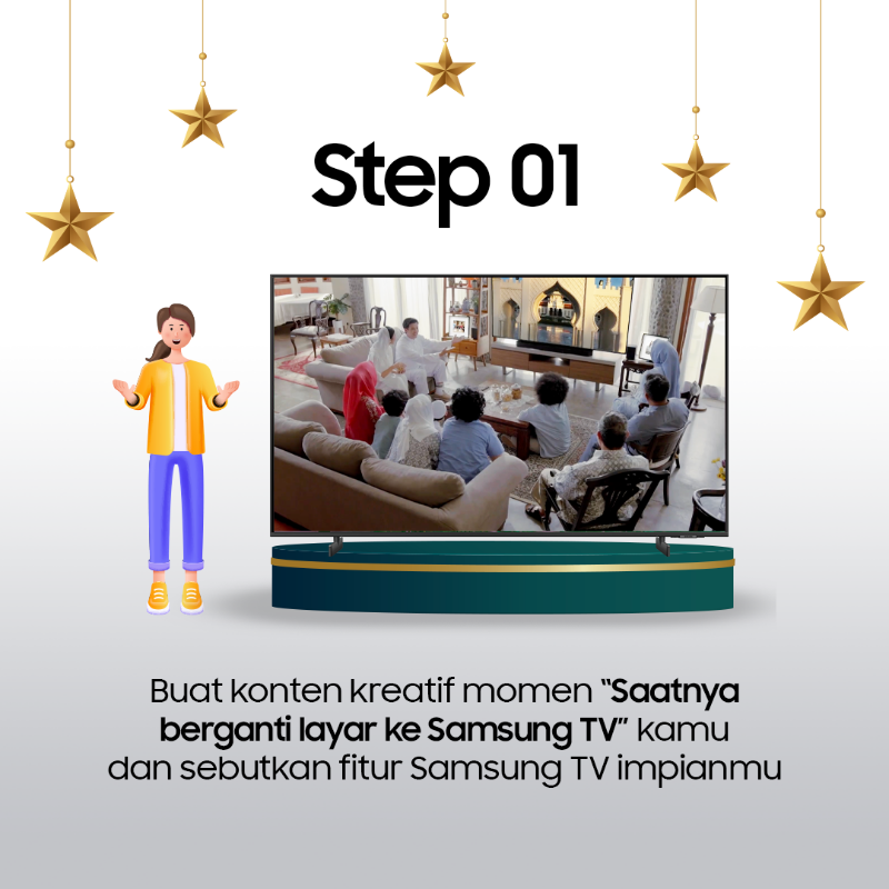 samsungID's tweet photo. Jangan lewatkan kesempatan berganti layar ke #SamsungTVID & dapatkan hadiah utama #CrystalUHDID #MusicFrameID & #CSeriesSoundbarID serta hadiah mingguan Samsung Powerbank mulai 20 Maret - 20 April 2025.
Ikuti caranya: https://t.co/4bLPJUpHrZ
#SaatnyaBergantiLayarUGC #SamsungTV