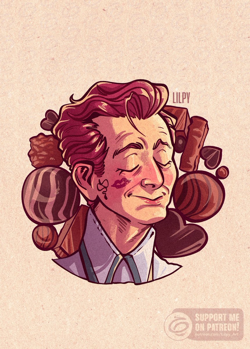 😈 Infernal Snack 🍫

This is Crowley in his ultimate sweetheart mode, I think. If you told him he's a good boy, he'd probably just sigh happily. Who knows how he got here, maybe there were too many angelic kisses...

(This month's ρατreοn sticker!)
#GoodOmens #aziracrow