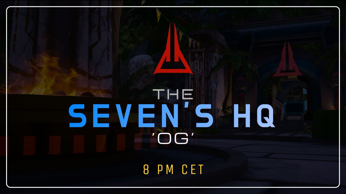 Ready, set, OG! 

𝗧𝗵𝗲 𝗦𝗲𝘃𝗲𝗻'𝘀 𝗛𝗤 | 𝗢𝗚 - A recreation of <a href="/Rezztro/">Rezztro</a>'s old Seven's HQ - releases in 𝟰 𝗛𝗢𝗨𝗥𝗦!

We're super happy to finally be able to announce its launch after months of workand we hope you all will enjoy it. 

We'll post the map code at 8PM CET! 🚀