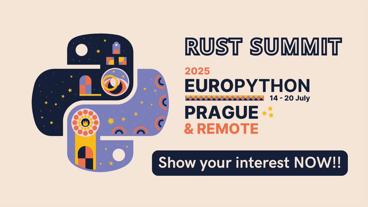cheukting_ho's tweet image. Are you interested in how #Rust changes the ecosystem in #Python? Are you creating Python libraries using Rust code via #PyO3? Show your interest in participating in Rust #Summit in #EuroPython 2025 now! (details in the comment)