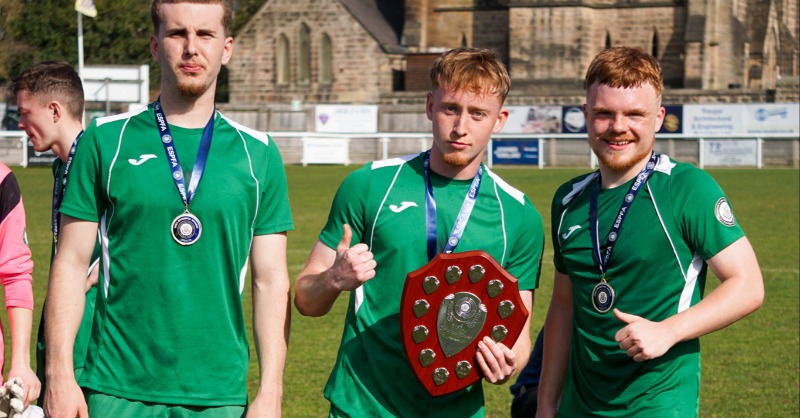 ESPFAcademy's tweet photo. ESPFA Derbyshire (@BelperTownFC Yellow) - East Division Winners 2024/25