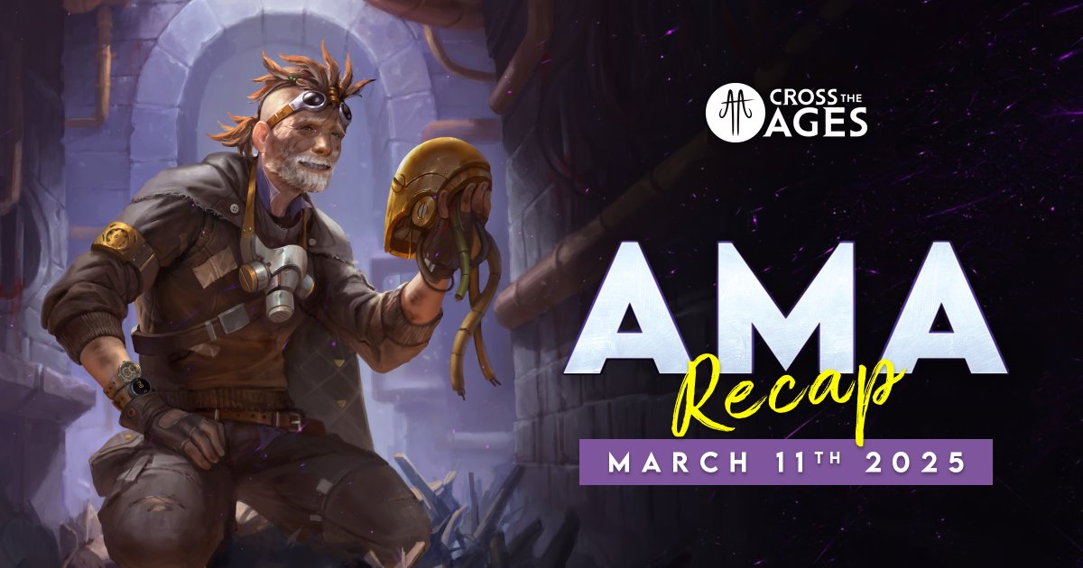 New Article Out !

Missed the March 11th AMA? Here’s a full recap of the questions asked and the answers provided by the Cross The Ages team.

Read more here: crosstheages.com/en-us/news/cta…