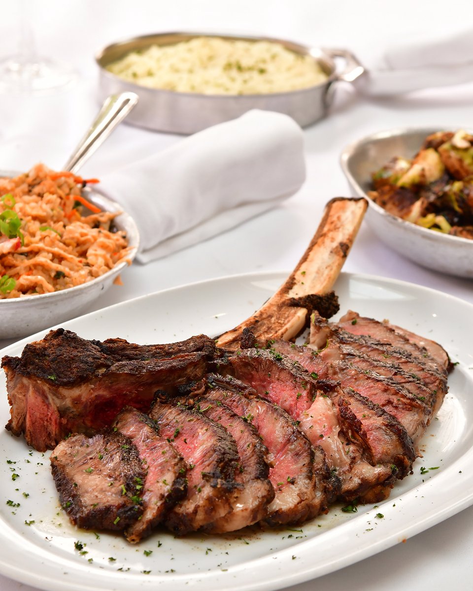 Go big or go home with a Mastro’s Tomahawk.