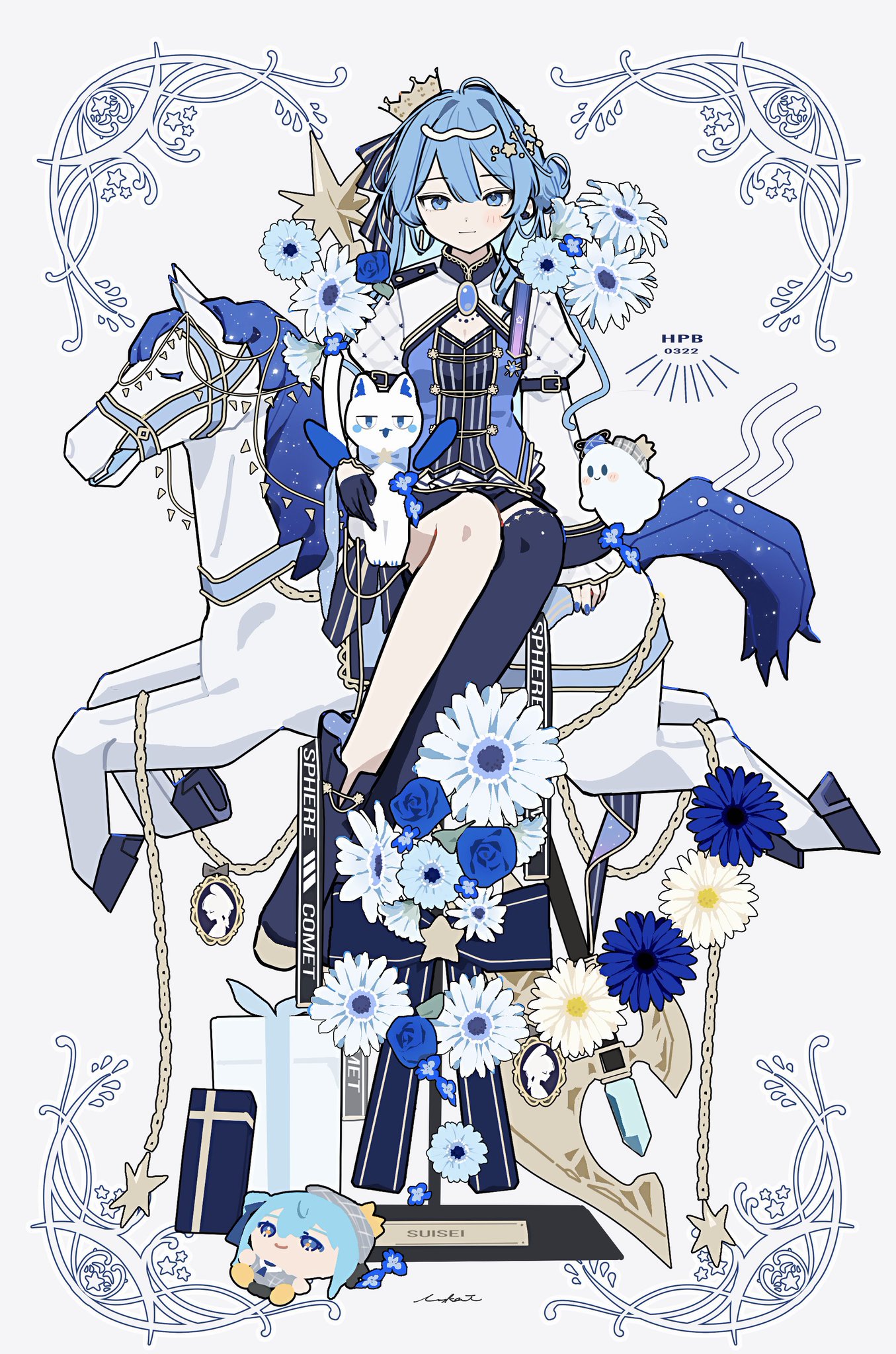 どんぐりアート♡「猫帽子十五夜お月様BIG」 みたらしねこ on X: 