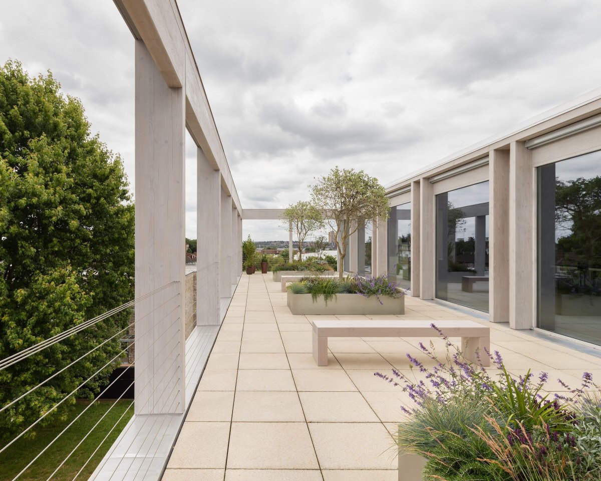 Archello's tweet image. New Wave House by Thomas-McBrien transforms an industrial HQ with a lightweight timber pavilion, prioritizing material reuse and low-carbon design. 
buff.ly/490irUu

#MaterialReuse #SustainableExpansion #TimberArchitecture