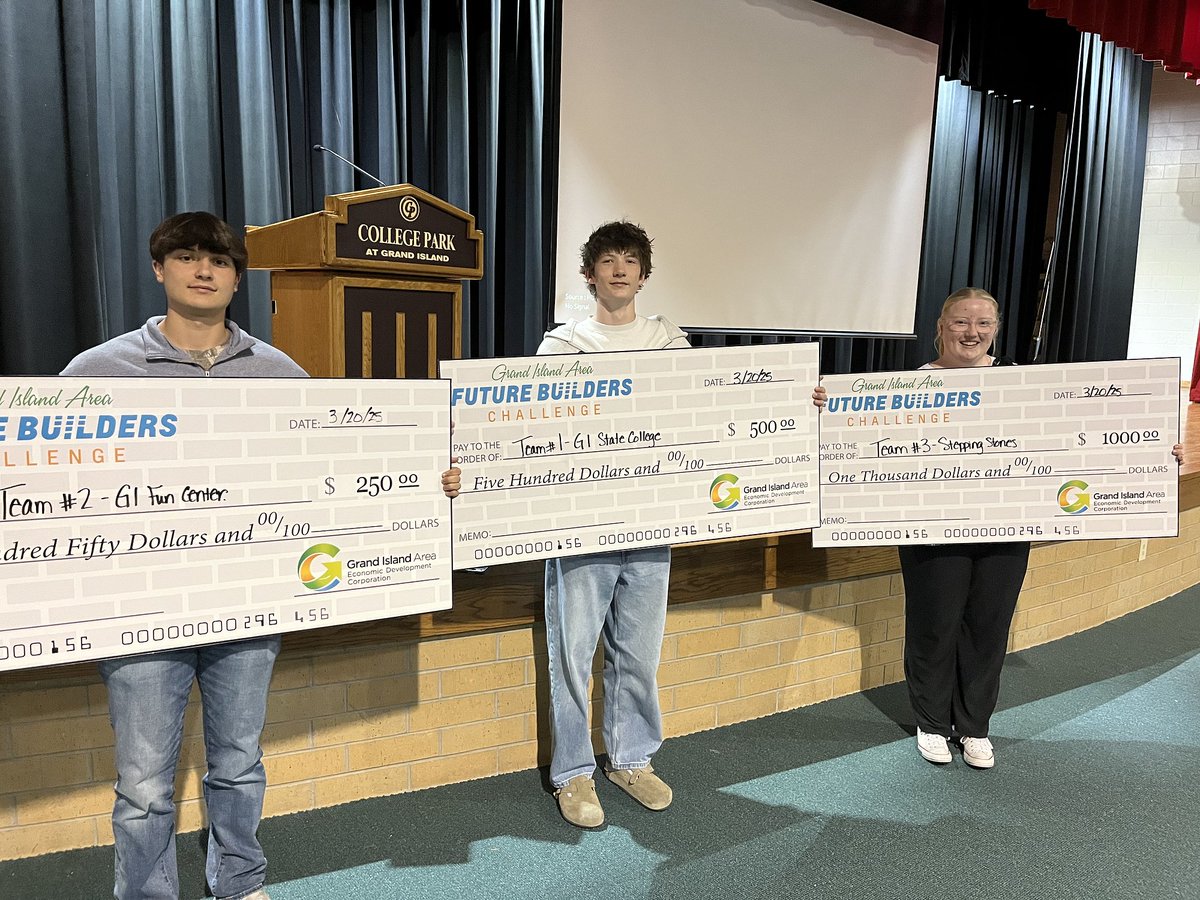 Check this out! Northwest took a group of 9 students to the Future Builders Challenge to test their entrepreneurship savvy and skills. Congratulations to Keith, Jackob, &amp; Riley's groups who all placed top 3 to receive a cash prize!💰 Great work Vikings! #ginwvikings