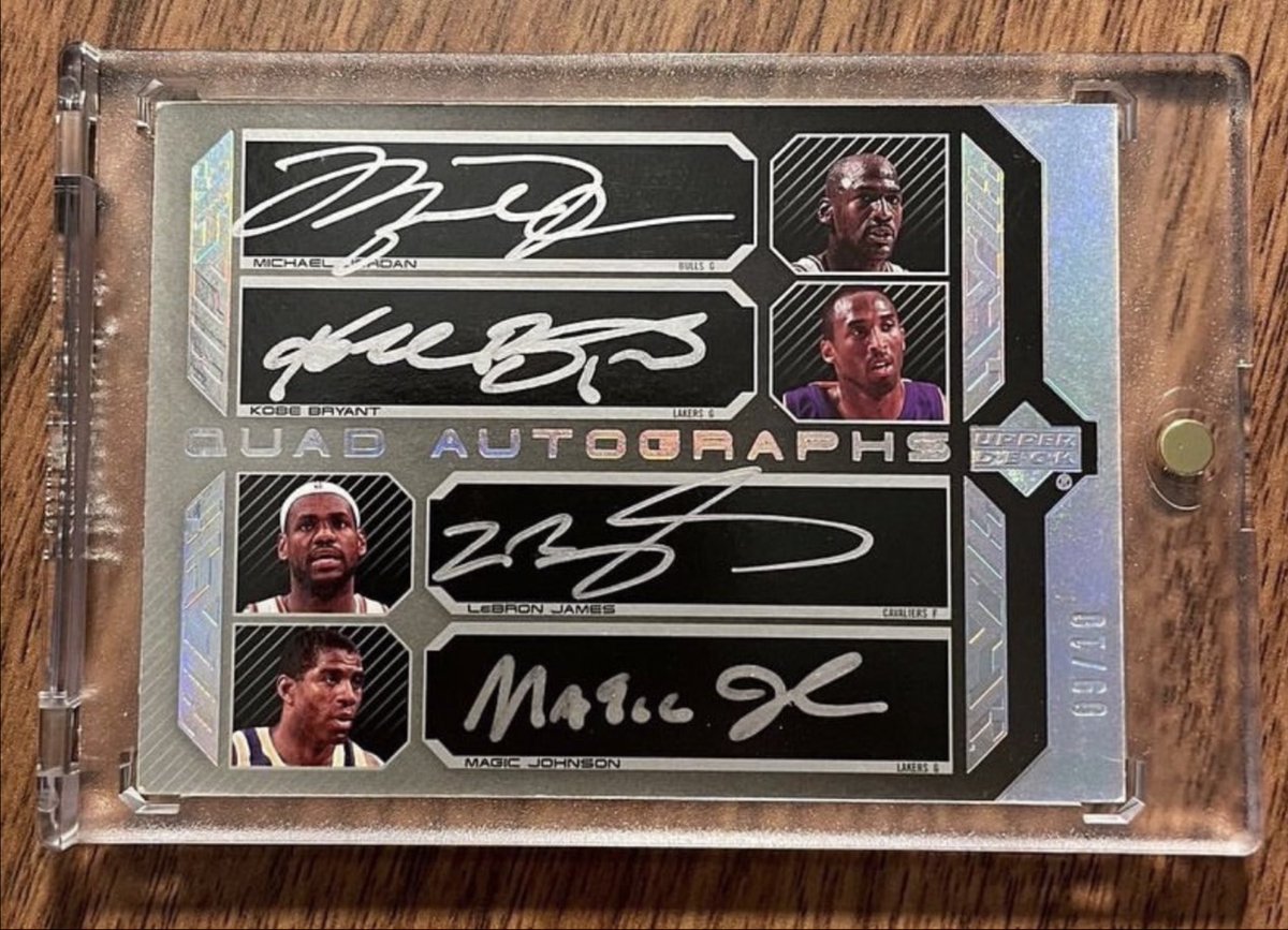 If you had to take a player off of this card and replace them with someone else, who would it be? 🤔

📸: 610sportscards | IG