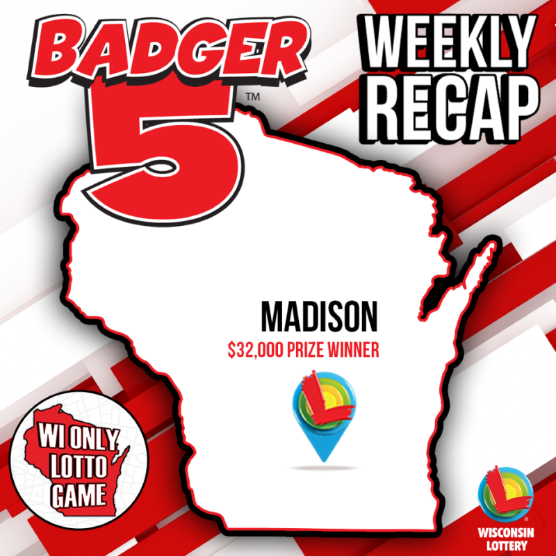wilottery's tweet photo. #Badger5WeeklyRecap
Badger 5 sprung into action this week with a jackpot win.
A winning $32,000 jackpot ticket was sold at Kwik Trip on 4825 American Pkwy in Madison for the Sunday, March 16 drawing.
Congrats to the winner.
More about Badger 5 at https://t.co/PZ8TsPBmXS. https://t.co/1b3pa1NkR6