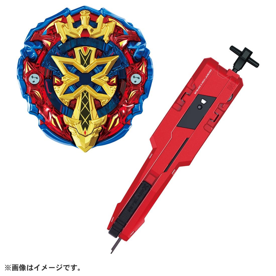 SABO_X_iP's tweet photo. 3月29日発売！［¥3000］
ゼノエクスカリバー3-60GF

バーストシリーズからゼノエクスカリバー復刻！！
ソードランチャーを再現したホールドランチャーも付属！

#ベイブレードX https://t.co/V4bfi4ODQJ
