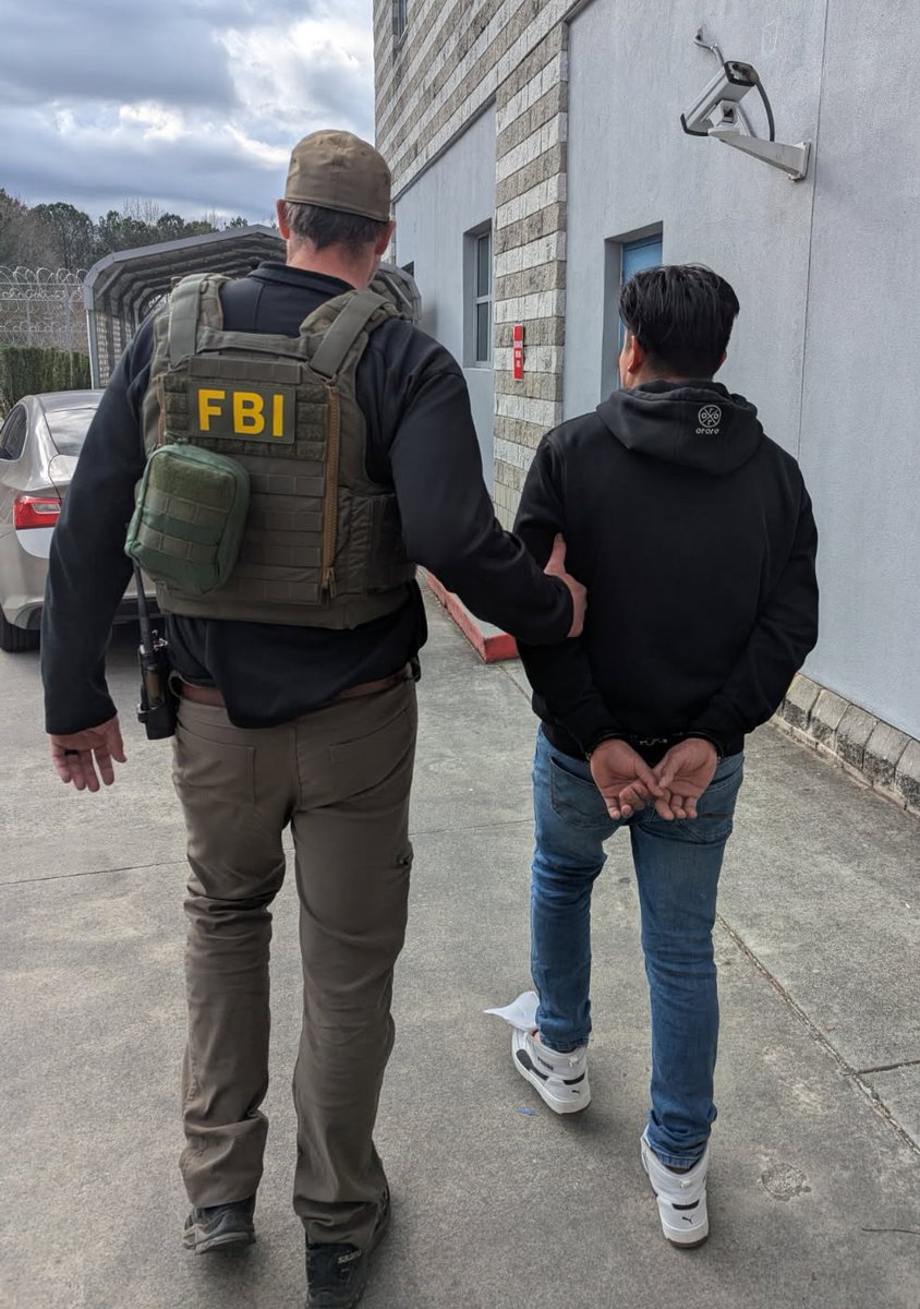 FBI's tweet image. #FBI teams nationwide are working alongside @ICEgov, @TheJusticeDept, and other partners on immigration enforcement efforts. Through strategic collaboration and cutting-edge technology, they are targeting dangerous criminals and safeguarding our communities.