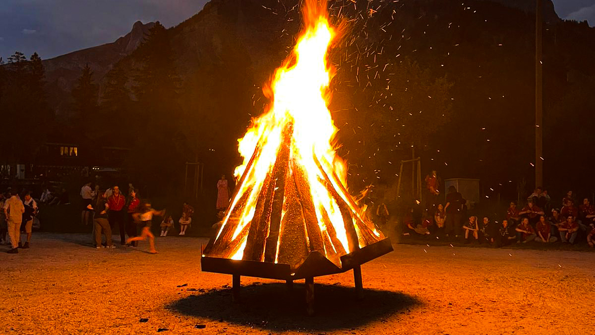 Making memories in KISC, Switzerland, the only World Scout Centre ☀️😊