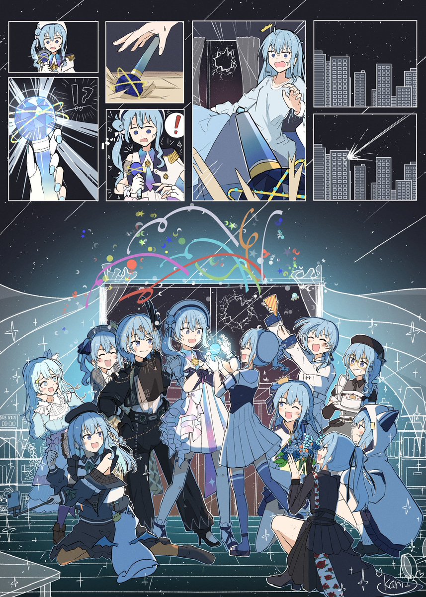 kani02030's tweet photo. 「夢を叶えてくれてありがとう！」
7周年&amp;武道館ライブおめでとうございます🎊🎊🎊
今後もずっと応援しています！！
#ほしまちぎゃらりー https://t.co/9gO3diKwXL