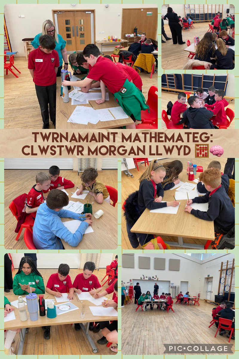 Am brynhawn gwerth chweil yma ym Mro Alun yn cynnal Twrnamaint Mathemateg i ysgolion y clwstwr am y tro cyntaf!
Da iawn i bob ysgol am eich hymdrech a’ch gwaith tîm arbennig 💪
Llongyfarchiadau mawr i <a href="/BrynTabor/">Ysgol Bryn Tabor</a> am ennill heddiw- llawn haeddu🥇
<a href="/YsgolMinyDdol/">Ysgol Min y Ddôl</a> 
<a href="/ysgolbodhyfryd/">Ysgol Bodhyfryd</a>