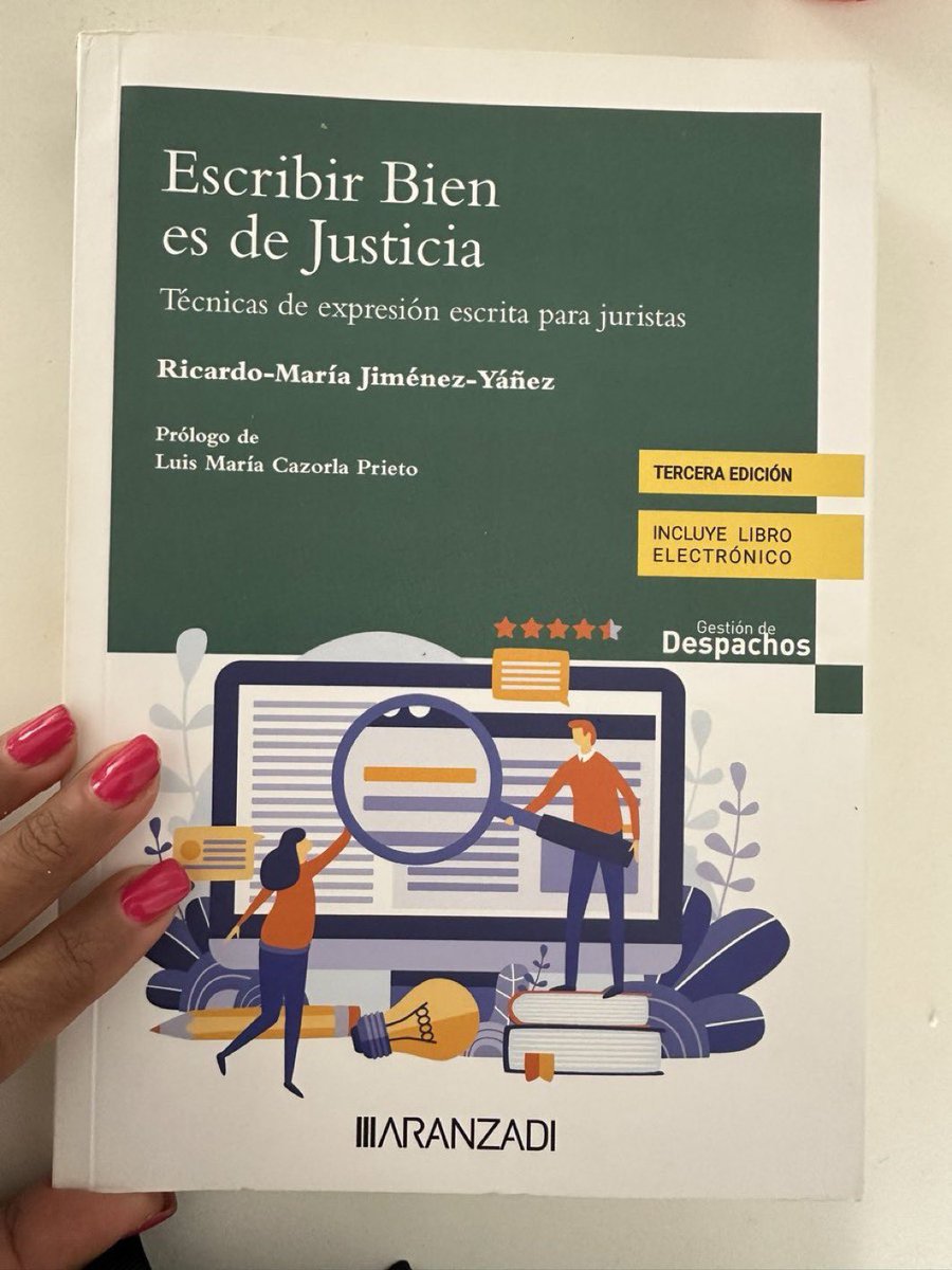 “Quien lee una comunicación judicial no sabe si le llevan a la cárcel o si ha heredado”

Es necesario que estudiantes de derecho sepan redactar, argumentar, comunicar, persuadir, replicar.

<a href="/Richardics/">Ricardo-M Jiménez</a> es el autor de esta maravilla. 

Recomendado 👇🏾