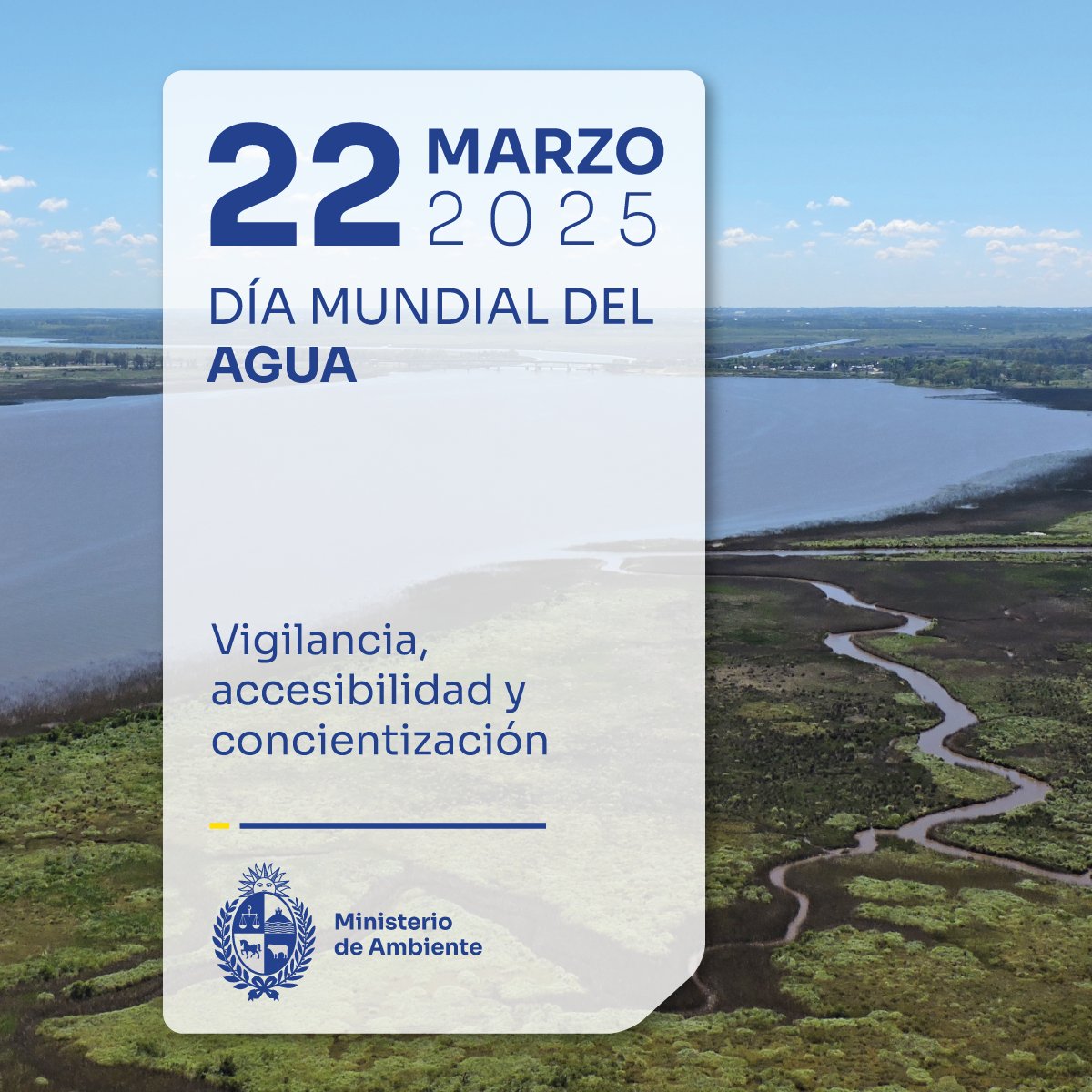 MAmbienteuy's tweet photo. 💧 El agua es un recurso fundamental para nuestra vida y desarrollo, y es también un bien finito que urge cuidar.

👉🏽 Reafirmamos nuestro compromiso con una gestión responsable, que es prioridad de esta administración.

#diamundialdelagua #Agua https://t.co/nAcFC4HT3o