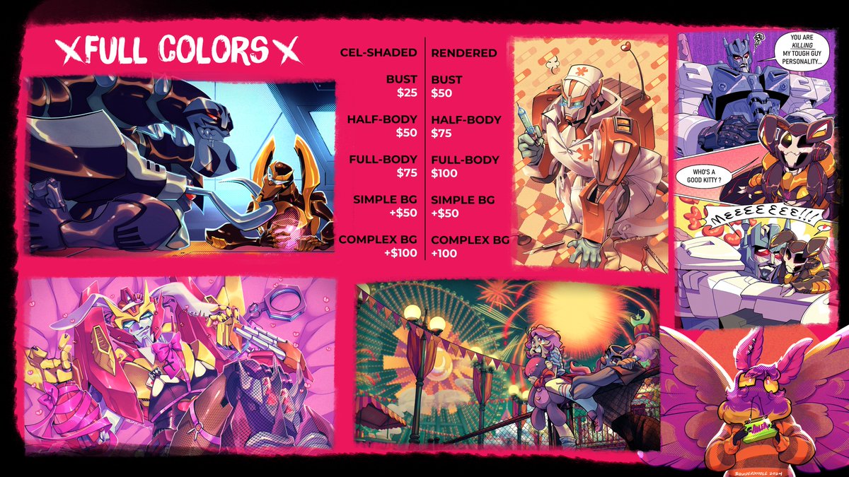 phos4usm0th's tweet image. Updated commission terms and prices! (1/2)