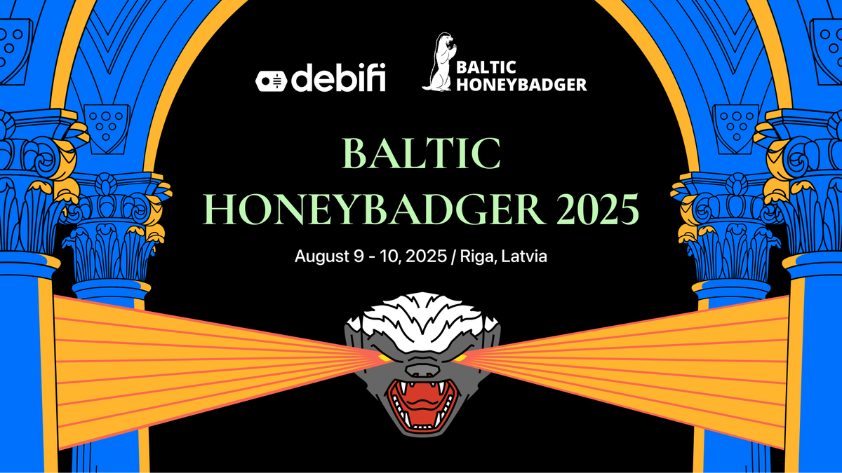 debificom's tweet image. Next winner drops Monday — full weekend to join the draw!

We still need to give away:
🎟 1 Baltic Honeybadger ticket #BH2025
💳 4 x TAPSIGNER™ #bitcoinwallets

How to enter:
1. Follow @debificom + @coldhodlMk
2. Tag 2 friends who need a cold wallet!
👇
x.com/debificom/stat…