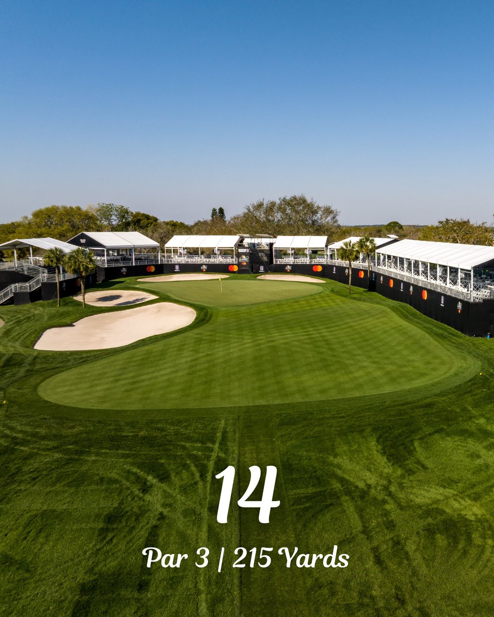 APBayHill's tweet image. A beautiful but tough test for the TOUR’s best. 😍⚠️
The stats are in, and Arnie’s Place gave the pros a run for their money with three holes ranking inside the top-20 toughest on TOUR so far in 2025.
#BayHill
