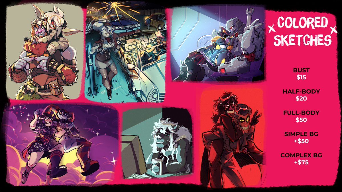 phos4usm0th's tweet image. Updated commission terms and prices! (1/2)