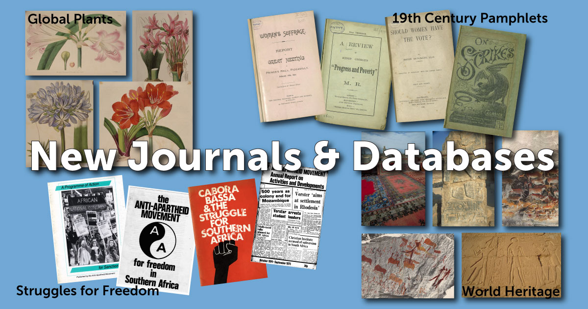 We recently acquired new resources from @jstor  and they offer something for everyone – with databases on topics  ranging from life sciences to history to sustainable development and more. Check them out: jefflibraries.libguides.com/blogs/ACNews/n…