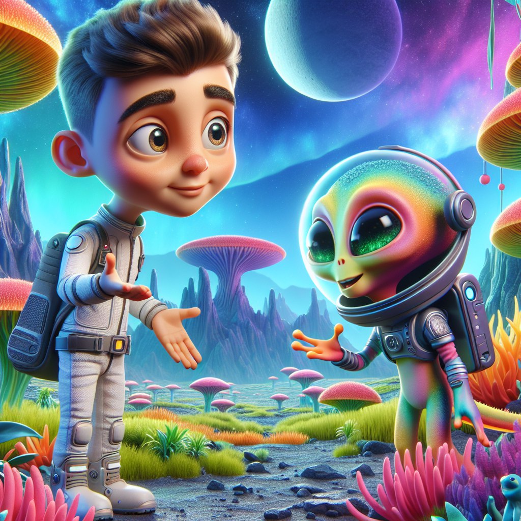 Generate breathtaking images with #BlockGenie

"3D cartoon movie image of a curious young astronaut meeting an alien friend on a colorful exoplanet"

Your AI assistant for coding, image generation, and chart analysis. Try it now:

blockgenie.space
t.me/BlockGenieBot