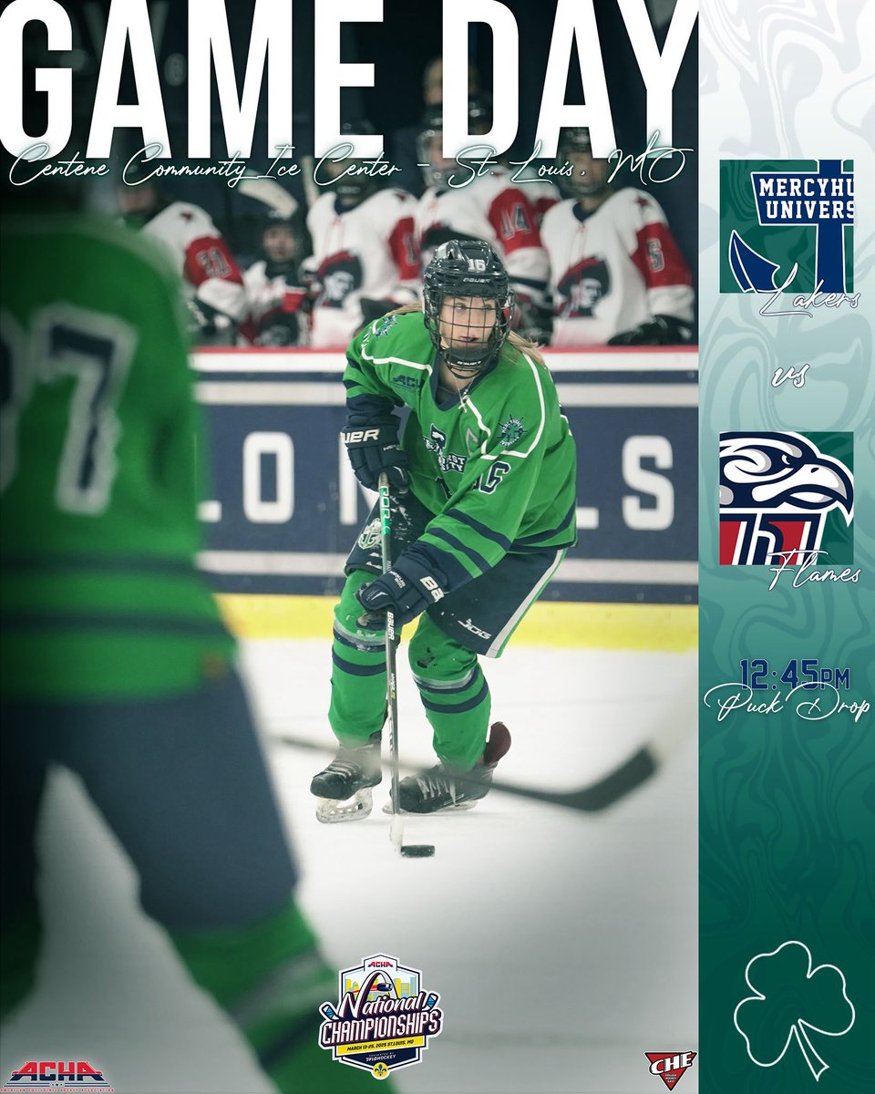 🚨 NATTYS GAME ONE 🚨
🆚 Liberty University
📍 Centene Community Ice Center
⏱️ 12:45pm EST
🔗 FloHockey
⚓️☘️ #RiseAndRepeat