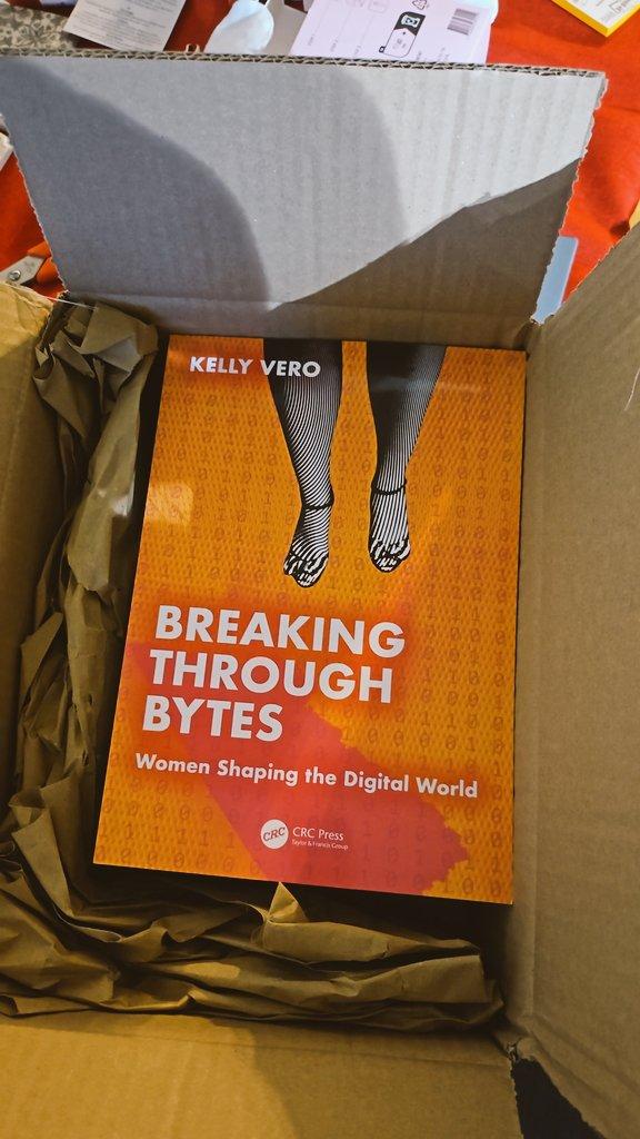 Kelly Vero (@thekellyvero) on Twitter photo 📚 My book arrived yesterday! Absolutely buzzing to see it in all its glory. It is a love letter to the brilliant #womenintech and #stem, past and present. Less Ada Lovelace (though we love her), more Aglaonice.
Out now via <a href="/WeAreTandF/">Taylor & Francis</a>. tinyurl.com/ru74naxm💥 📚 My book arrived yesterday! Absolutely buzzing to see it in all its glory. It is a love letter to the brilliant #womenintech and #stem, past and present. Less Ada Lovelace (though we love her), more Aglaonice.
Out now via <a href="/WeAreTandF/">Taylor & Francis</a>. tinyurl.com/ru74naxm💥