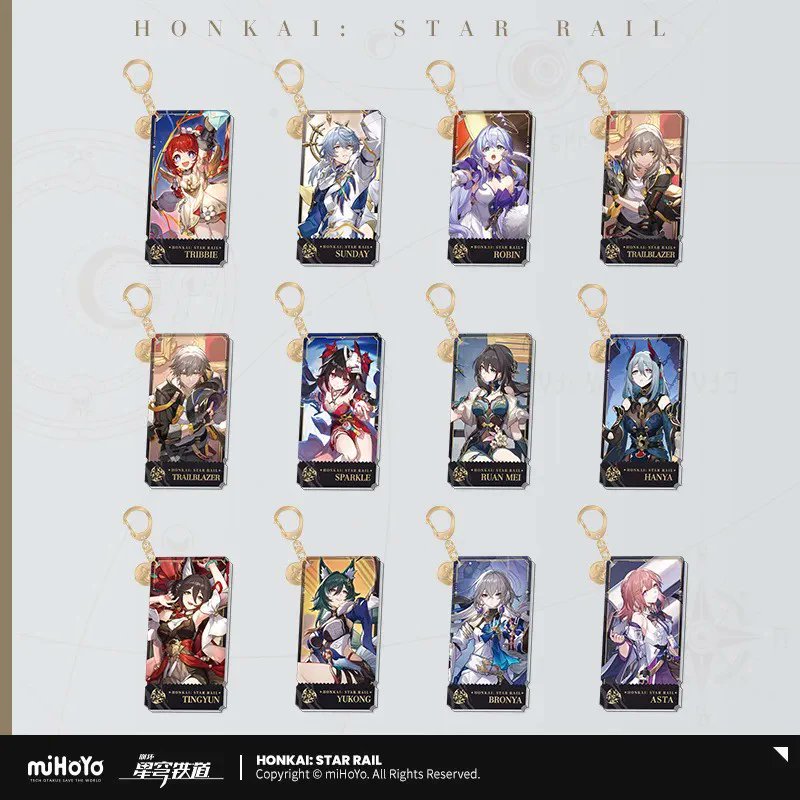 OMOMerchOMO's tweet photo. Honkai: Star Rail The Harmony Standing Design Series Badge is here.
Exquisitely crafted character badge, featuring a variety of characters, with the latest update Tribbie! Welcome to order.
Order now: https://t.co/lJwdWCozvj
#HonkaiStarRail #TheHarmony #Tribbie https://t.co/0DvQtXG7ww