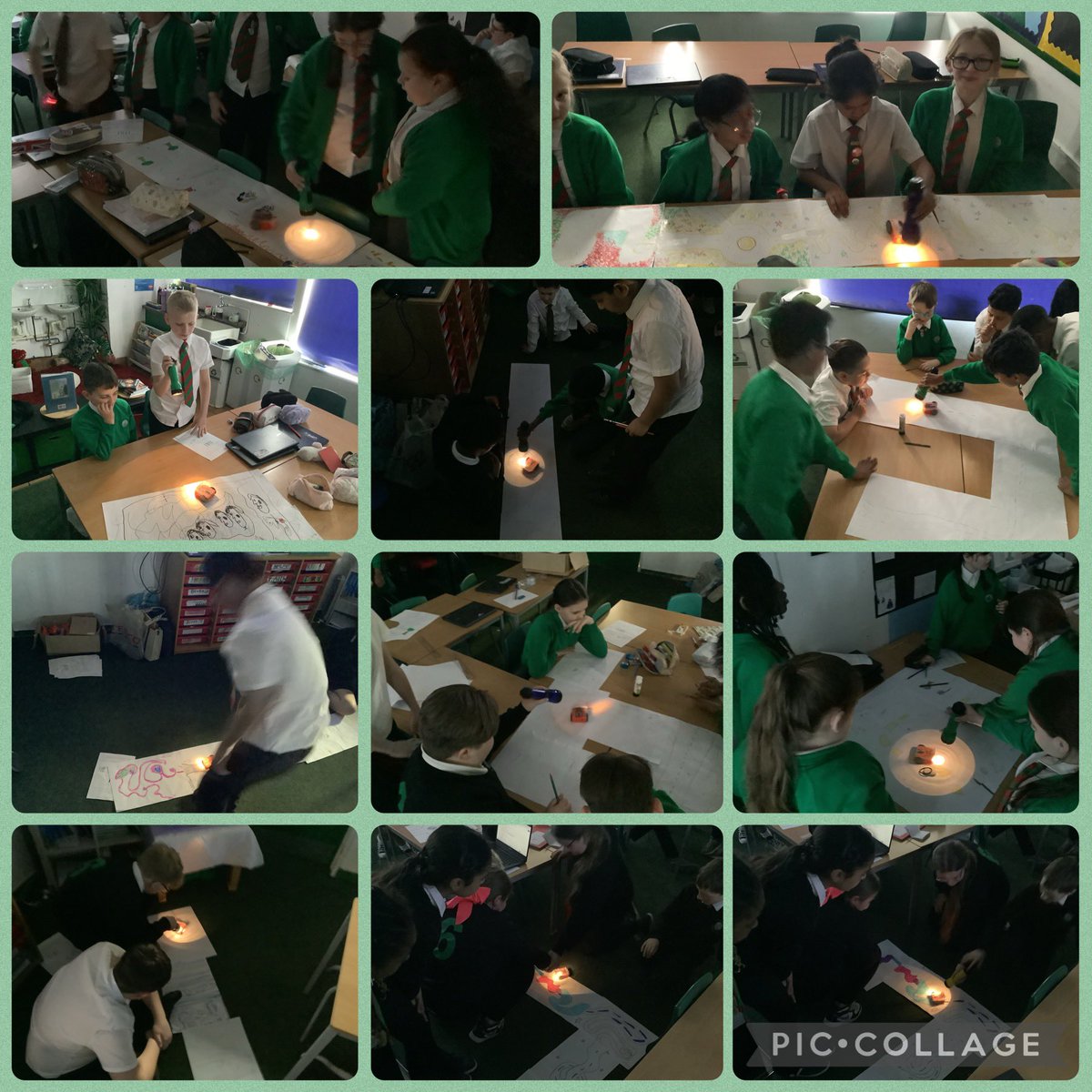 Years 6 Illtyd, 5/6 Teilo &amp; 5/6 Gwen have been creating their own tracks for their Edison robots to follow using a torch <a href="/csc_stem/">CSC_STEM</a> <a href="/MeetEdison/">Meet Edison</a>