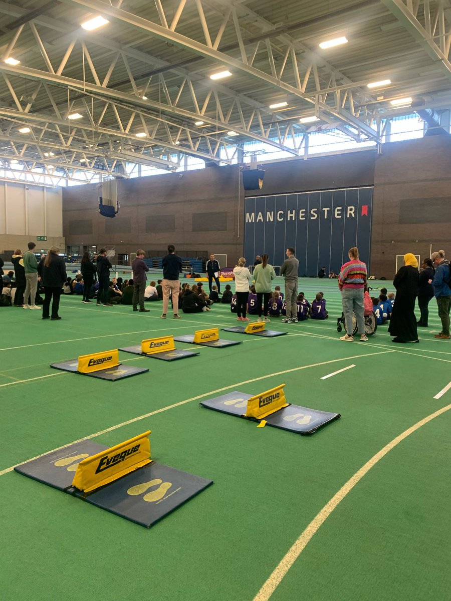 TeamMCR1's tweet photo. What an AMAZING morning for our Inclusion Sportshall down at Sportscity.
All children had a great time and recorded #PersonalBests throughout the morning.
#TeamMCR #inclusion #sportshall #athletics #schoolsports https://t.co/8zY9eWpL7j