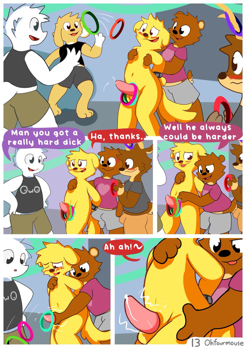 Bottomless Birthday - page 13

Ring toss is pretty easy with a dick that hard. Who wouldn't want to show that off?