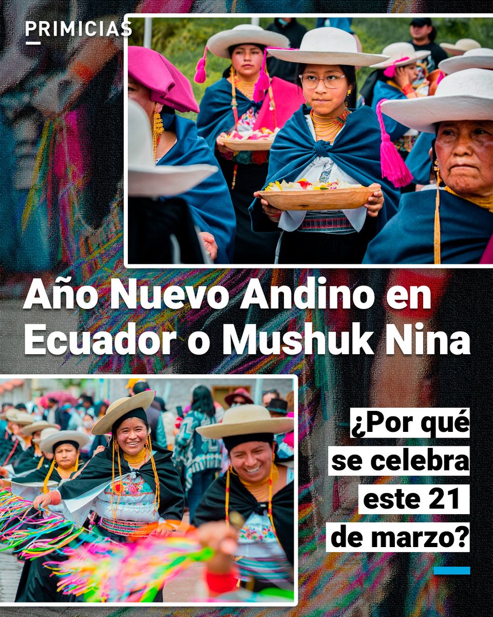 Este 21 de marzo marca el Año Nuevo Andino en Ecuador, un tiempo para renovar energías y entrar en relación armónica con la naturaleza. prim.ec/fKEC50Vmhv9