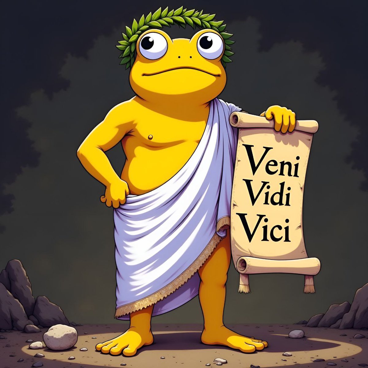 TurboToadToken's tweet image. Veni, Vidi, Vibed. 🏛️🐸 

$TURBO came, saw, and dropped some Memes. No financial Empires were conquered in the making of this post! ✌🏽🏰