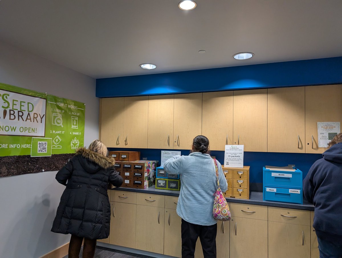 HCMGA's tweet image. Have you visited the Seed Library yet?  Both @hamiltoneastpl locations, Carmel Clay Public Library, and the Little Free Seed Library (at the Hamilton County Fairgrounds) all have a great selection of seeds for free, while supplies last.